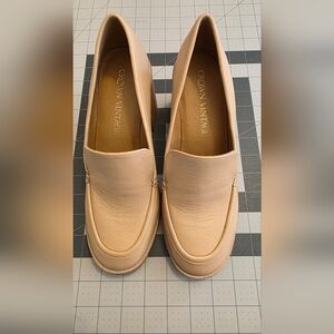 Crown Vintage Camel Heeled Loafer